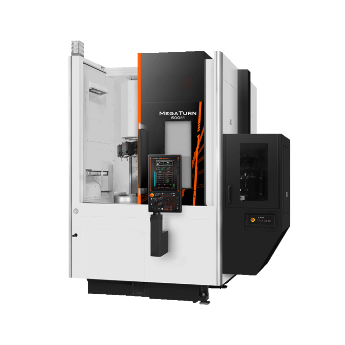 Máy tiện CNC Mega Turn trung tâm xoay với mô-men xoắn cao